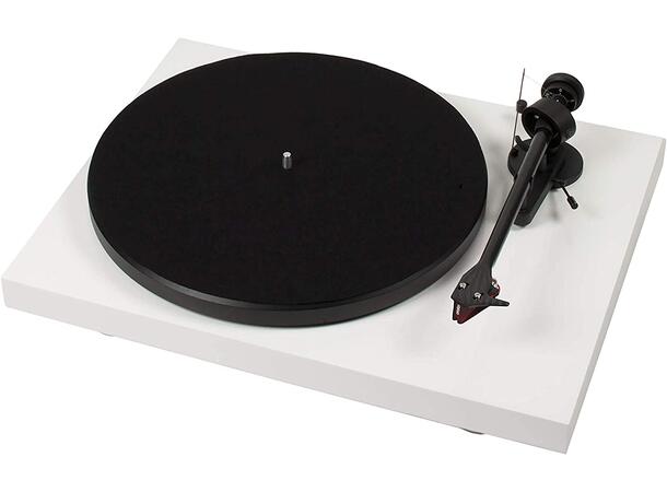 Pro-Ject Debut Carbon DC - hvit DEMOVARE Platespiller med Ortofon 2M Red pickup