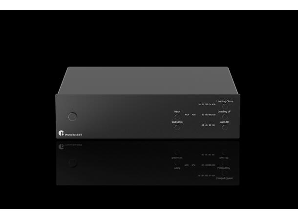 Pro-Ject Phono Box S3 B - sølv Balansert RIAA-trinn - MM/MC 