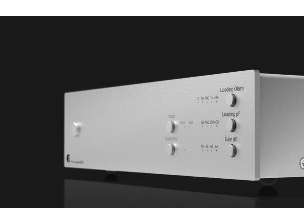 Pro-Ject Phono Box S3 B - sølv Balansert RIAA-trinn - MM/MC