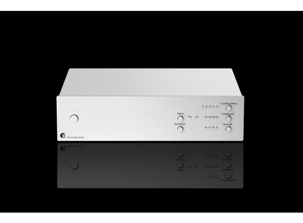 Pro-Ject Phono Box S3 B - sølv Balansert RIAA-trinn - MM/MC