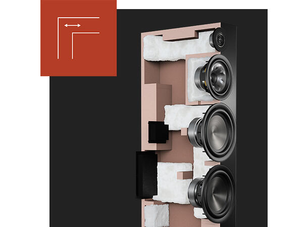 Polk Reserve R700 - Sort Toppmodellen i Reserve-serien 