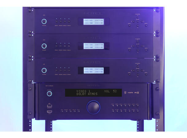 Rotel C8+ Multikanalseffektforsterker med DAC