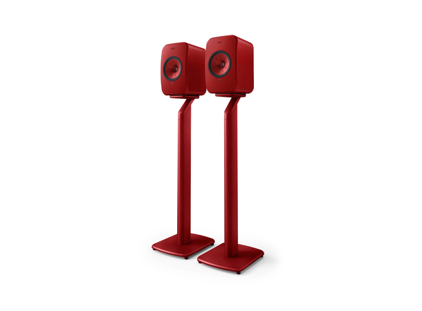 KEF S1 Gulvstativ - Rød Gulvstativ for LSX II