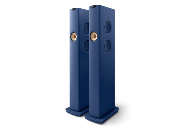 KEF LS60 Wireless - Kongeblå Aktiv gulvstående høyttaler