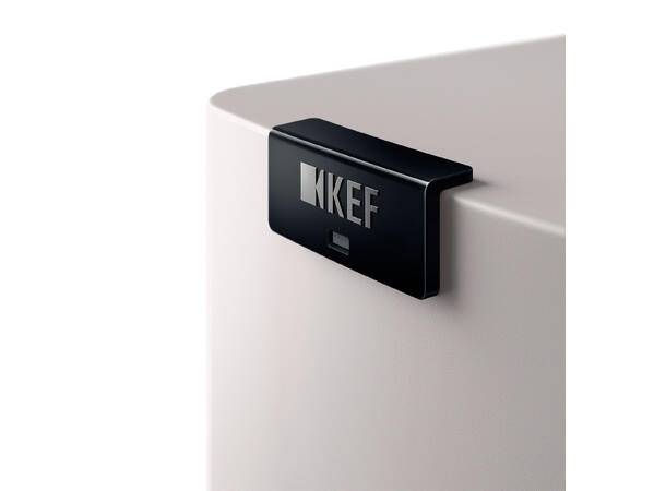 KEF LS60 Wireless - Mineralhvit Aktiv gulvstående høyttaler