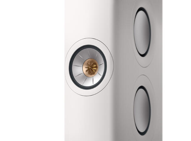 KEF LS60 Wireless - Mineralhvit Aktiv gulvstående høyttaler