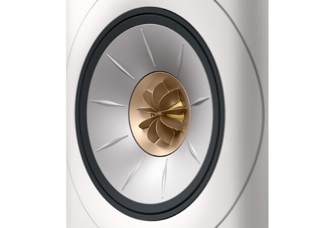 KEF LS60 Wireless - Mineralhvit Aktiv gulvstående høyttaler