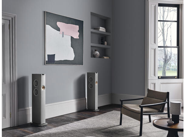 KEF LS60 Wireless - Titangrå Aktiv gulvstående høyttaler