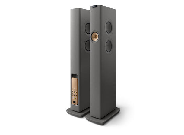 KEF LS60 Wireless - Titangrå Aktiv gulvstående høyttaler