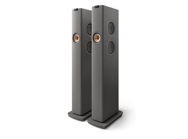 KEF LS60 Wireless - Titangrå Aktiv gulvstående høyttaler