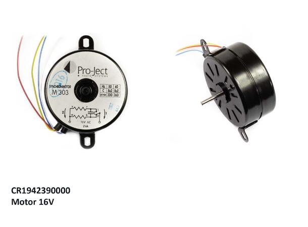 Pro-Ject Motor 16V AC - 1942390000 Reservemotor til bla. Debut III SB