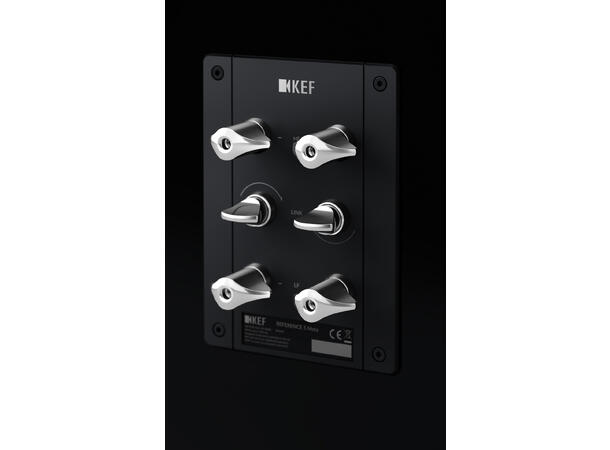 KEF Reference 5 Meta - Hvit høyglans/blå Referansehøyttaler med Meta teknologi