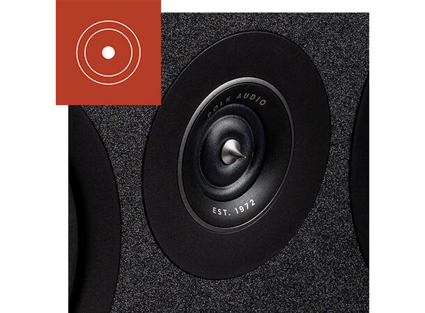 Polk Reserve R300 - sort Senterhøyttaler 