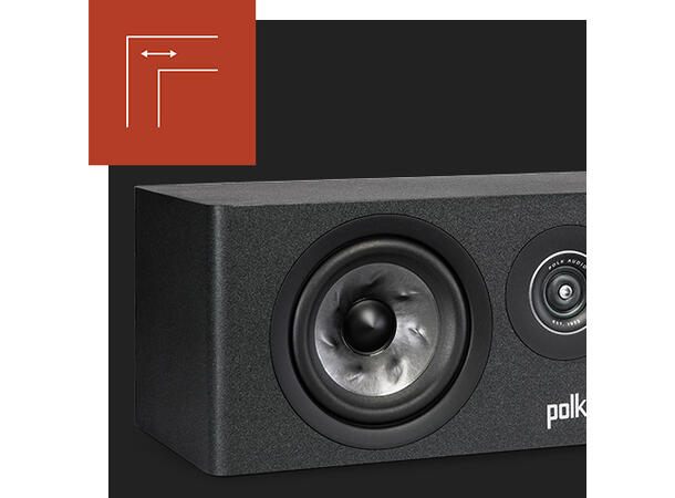 Polk Reserve R300 - sort Senterhøyttaler