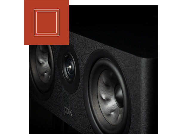 Polk Reserve R300 - sort Senterhøyttaler 