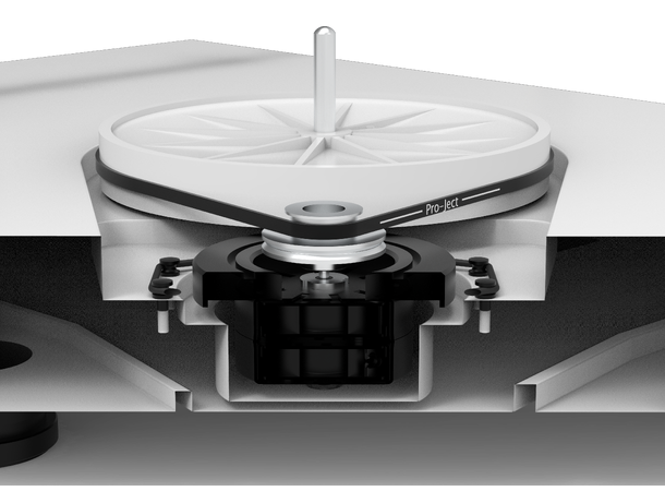 Pro-Ject X2 B platespiller - hvit Ortofon Quintet Red MC pickup