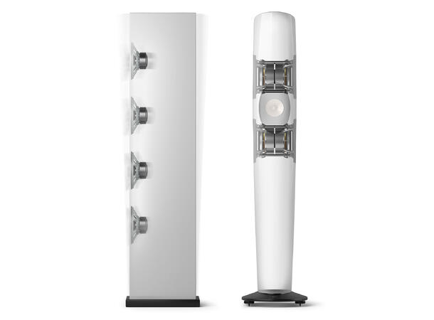 KEF Blade One Meta - Frostet blå/blå Gulvstående referansehøyttaler