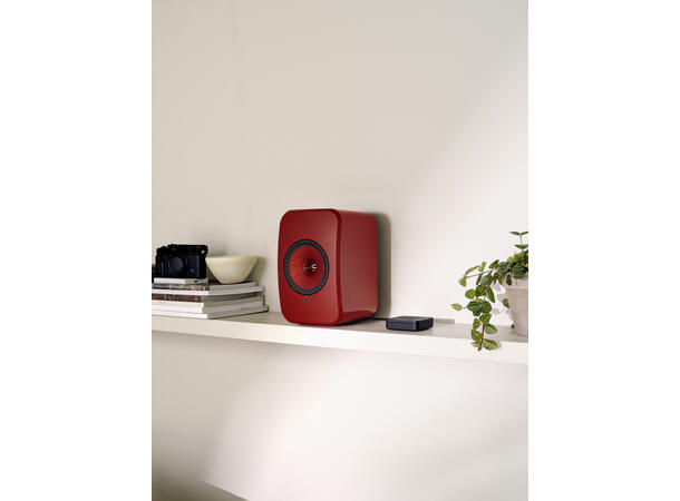 KEF LSX II - Rød Klasseledende aktiv høyttaler