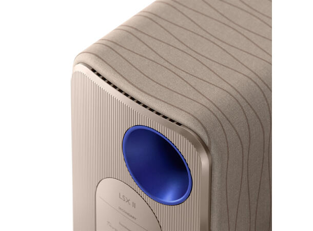 KEF LSX II - "soundwave" beige Klasseledende aktiv høyttaler