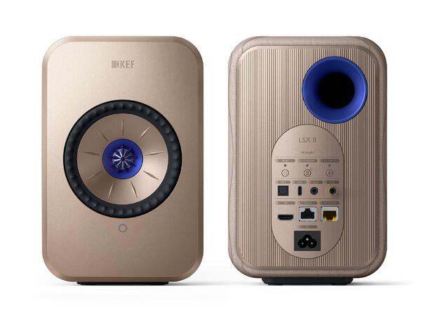 KEF LSX II - "soundwave" beige Klasseledende aktiv høyttaler