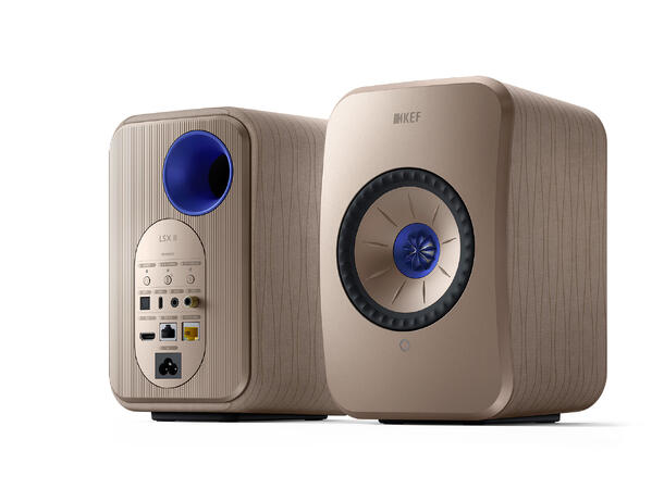 KEF LSX II - "soundwave" beige Klasseledende aktiv høyttaler