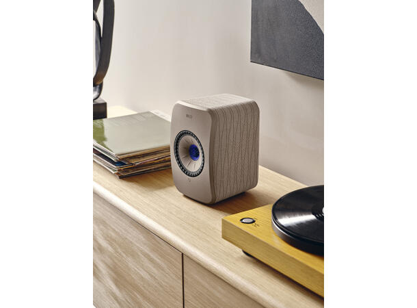 KEF LSX II - "soundwave" beige Klasseledende aktiv høyttaler