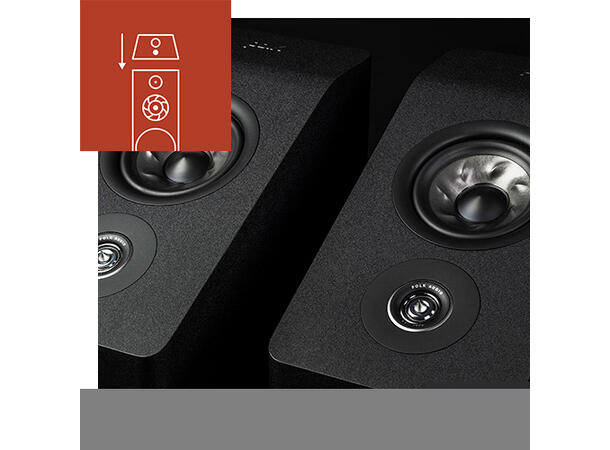 Polk Reserve R500 - hvit Gulvstående høyttaler 