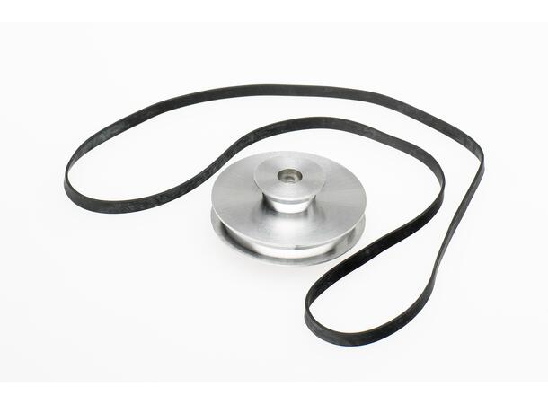 Pro-Ject Pulley (78rpm/33rpm) + drivreim Adapter for 78 rpm (ikke 45 rpm)