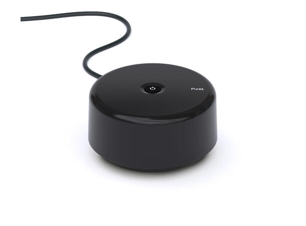 Punkt. ES01 - sort Skjøteledning med fem uttak 