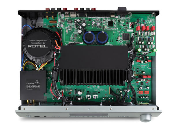 Rotel A14 MKII - Sølv Integrert forsterker med DAC og RIAA