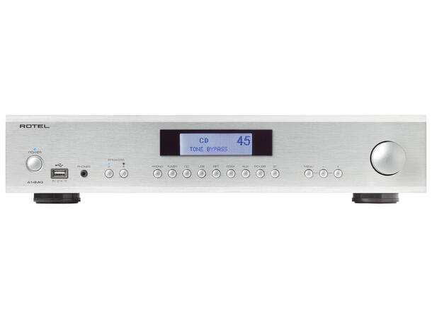 Rotel A14 MKII - Sølv Integrert forsterker med DAC og RIAA