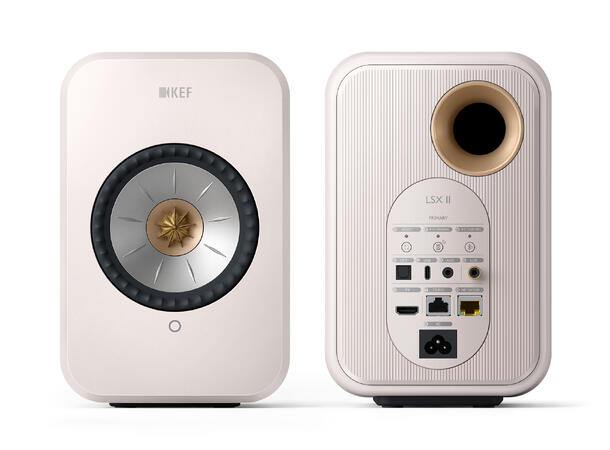 KEF LSX II - Hvit Klasseledende aktiv høyttaler