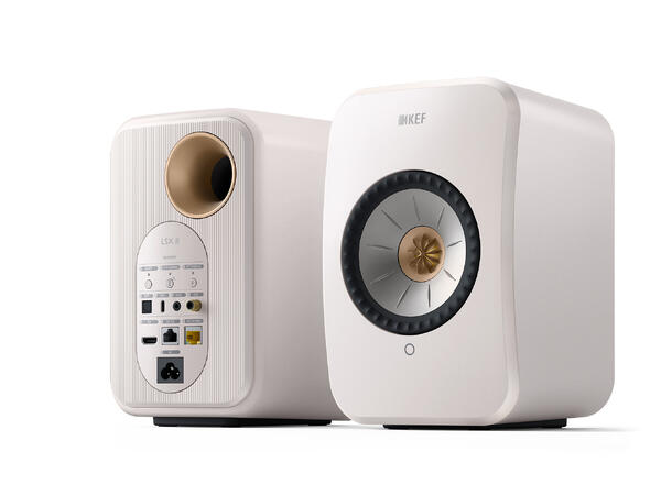 KEF LSX II - Hvit Klasseledende aktiv høyttaler
