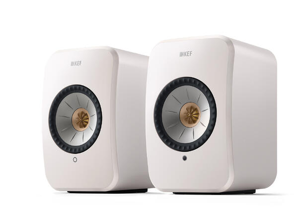 KEF LSX II - Hvit Klasseledende aktiv høyttaler