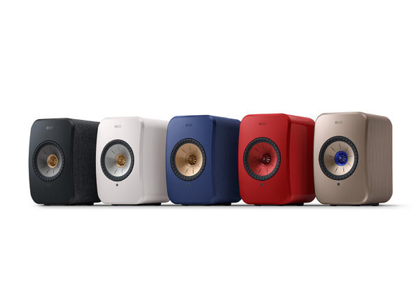 KEF LSX II - Hvit Klasseledende aktiv høyttaler