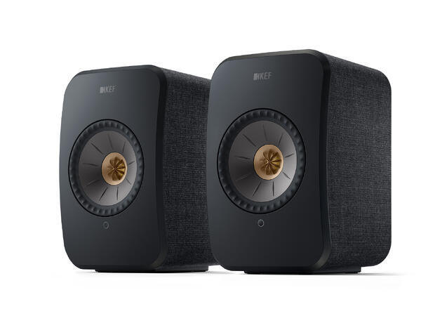 KEF LSX II - carbon black Klasseledende aktiv høyttaler