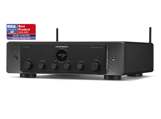 Marantz Model 40n - Sort Integrertforsterker med innebygget HEOS