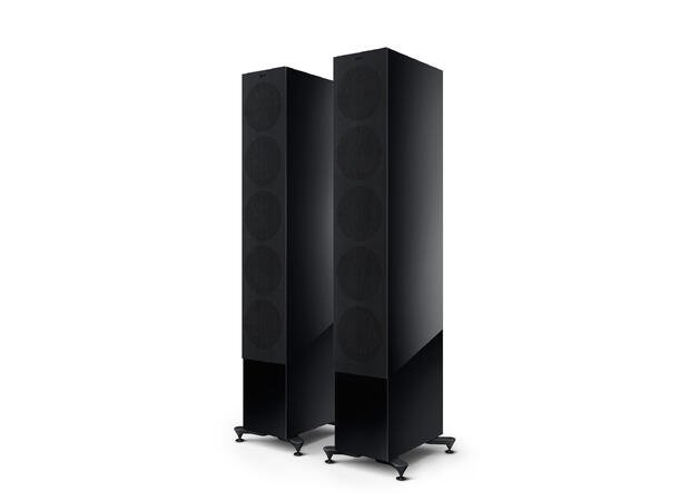 KEF R11 Meta - Sort 3-veis gulvstående flaggskiphøyttaler