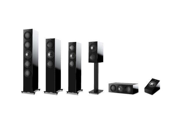KEF R2C Sort Senterhøyttaler til hjemmekino