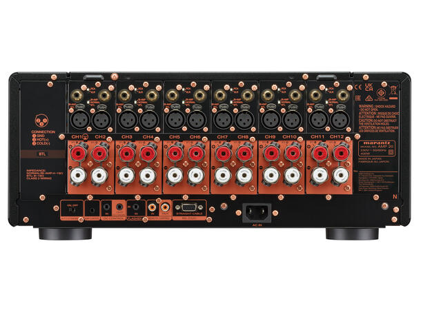 Marantz AMP20 - sort 12-kanals effektforsterker