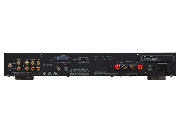 Rotel A11 MKII - sort Integrert forsterker med BT, DAC,  RIAA