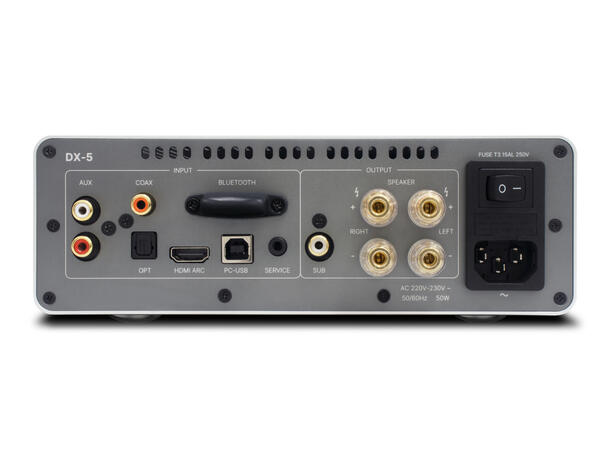 Rotel DX-5 - sort Integrert forsterker