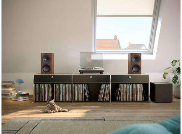 KEF Q Concerto Meta - Valnøtt Nye KEF Q serie