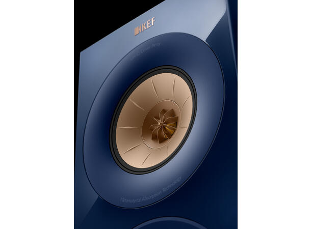 KEF R3 Meta - Blå (spesial utgave) "Best-i-klassen" stativhøyttaler