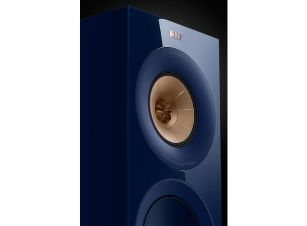 KEF R3 Meta - Blå (spesial utgave) "Best-i-klassen" stativhøyttaler