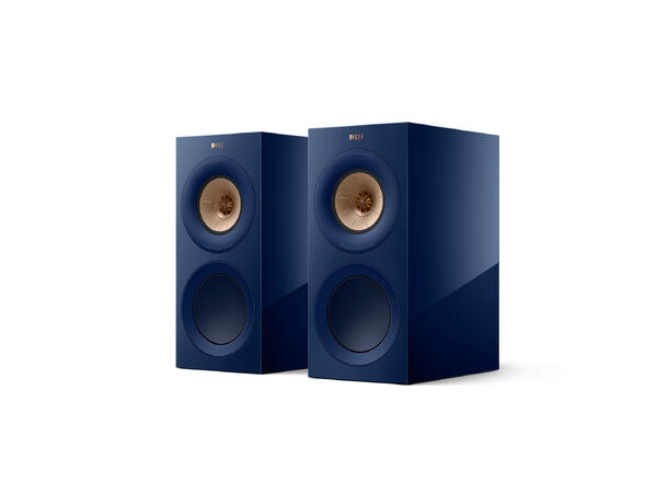 KEF R3 Meta - Blå (spesial utgave) "Best-i-klassen" stativhøyttaler