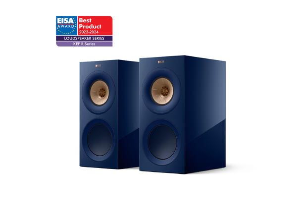KEF R3 Meta - Blå (spesial utgave) "Best-i-klassen" stativhøyttaler