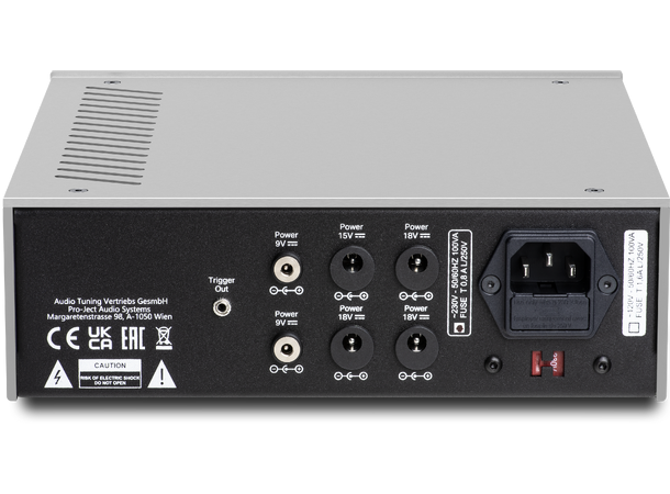 Pro-Ject Power Box DS3 Sources - sort Strømforsyning for fem enheter