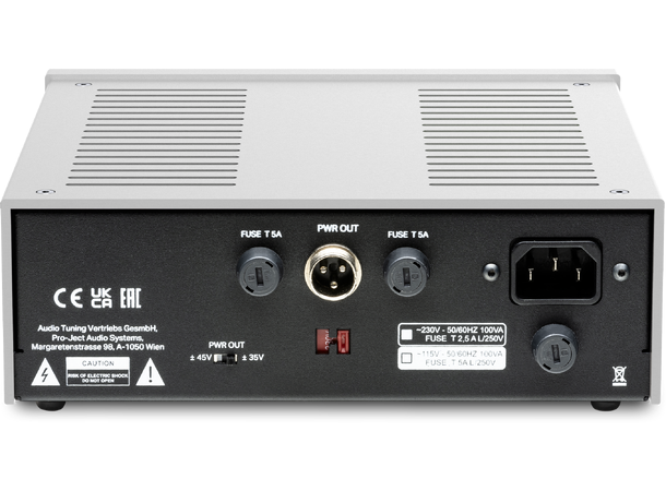 Pro-Ject Power Box RS2 Amp - sort Lineær strømforsyning for Amp Box RS2