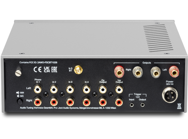 Pro-Ject Stereo Box DS3 - sølv Stereoforsterker m/Bluetooth 